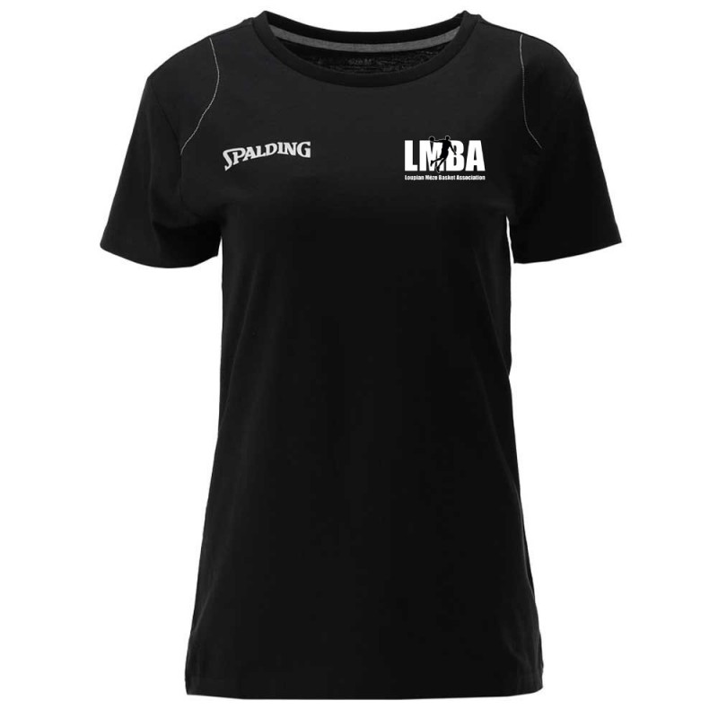 T-shirt Spalding femme noir