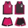 Kit réversible Spalding adulte noir et fuschia